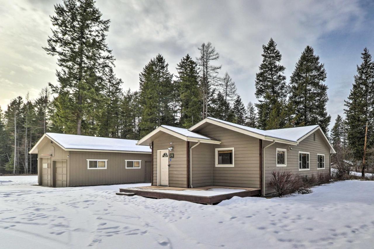 Columbia Falls Private Retreat Pool Table And Deck! Exterior foto